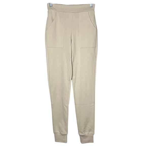 NWT LBLC The Label Tarah Pocket Sweatpants Athleisure Joggers Sand Beige Size XS - Picture 1 of 8
